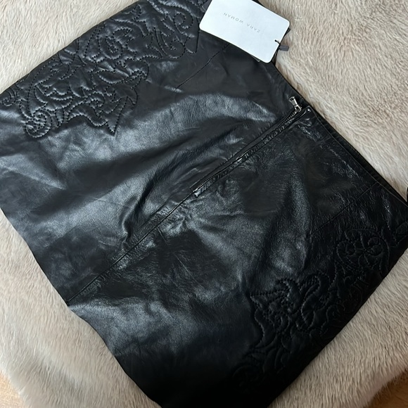 🖤NWT🖤 Women’s Zara black leather miniskirt - Picture 5 of 12